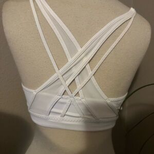 Athleta sports bra small  White Strappy Back Bralette
